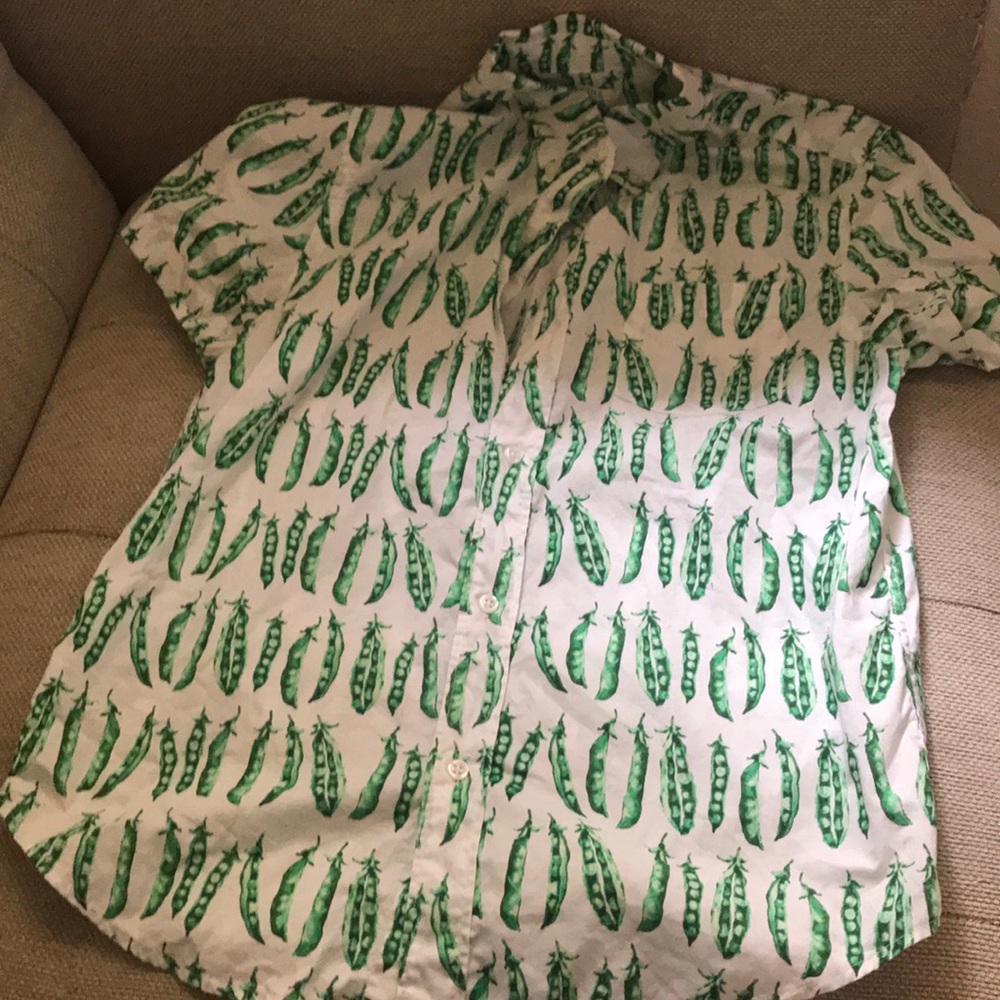 PEAS J crew boys short sleeve shirt